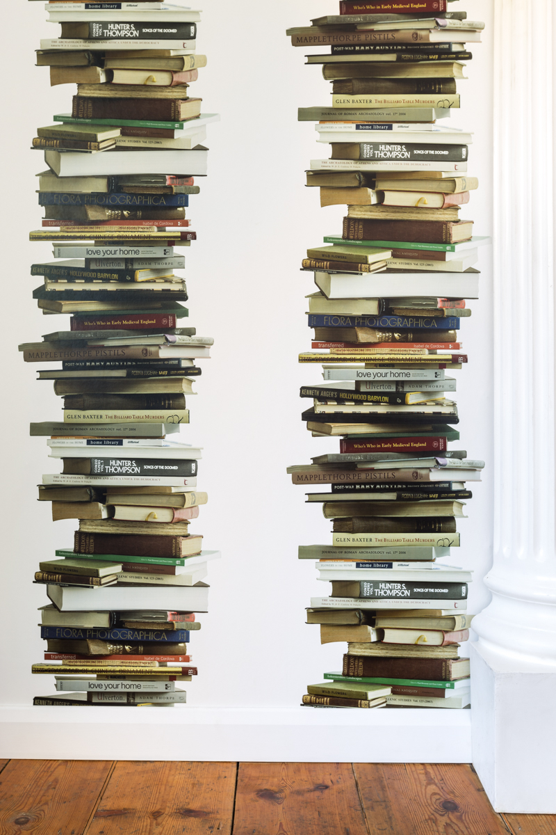 BOOKS (white) - Tracy Kendall Wallpaper (photo - Ollie Harrop)